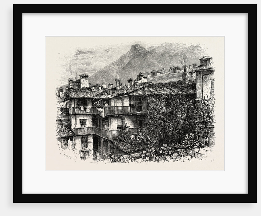 Inn at La Torre, the Passes of the Alps by Anonymous