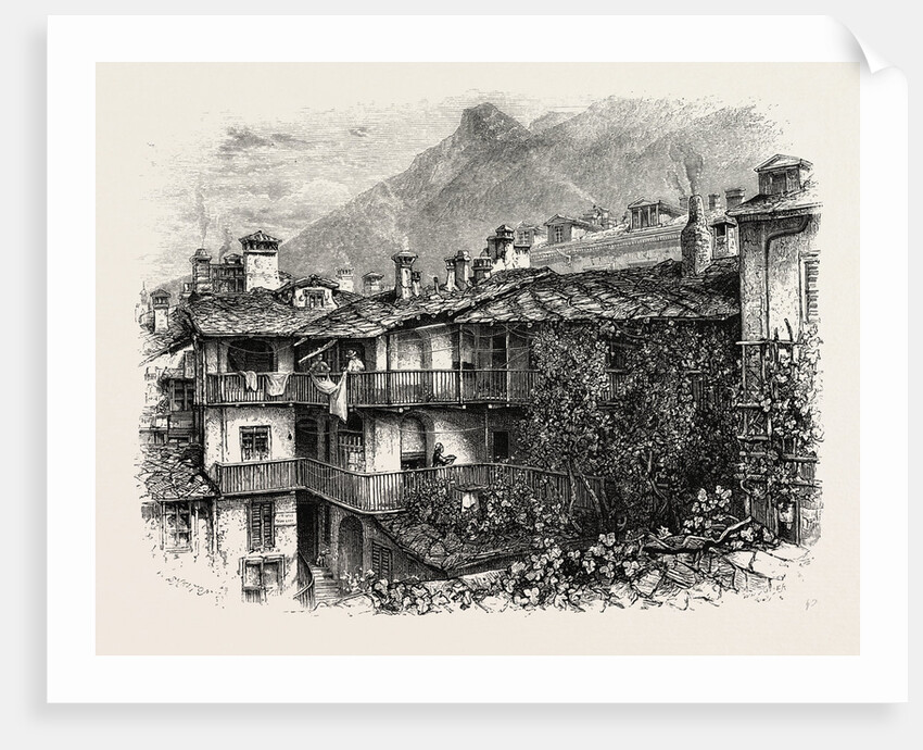 Inn at La Torre, the Passes of the Alps by Anonymous