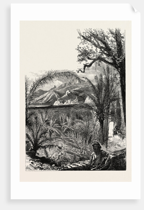 Ventimiglia, from the Cornice Road., Liguria, Italy by Anonymous