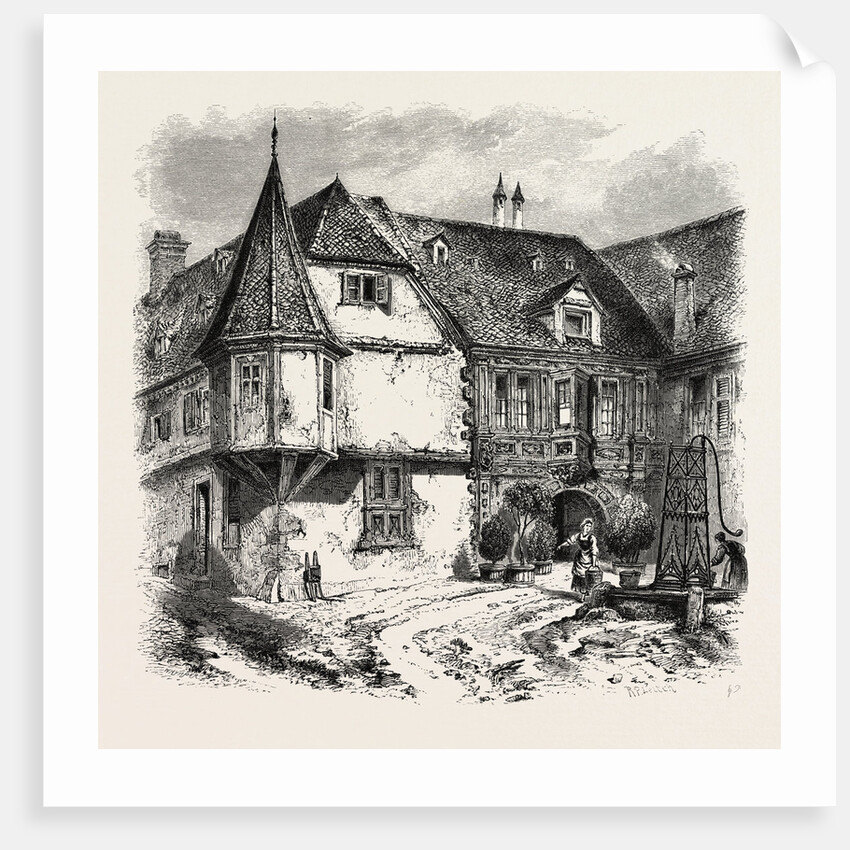 House at Sobernheim, the Rhine, Germany by Anonymous