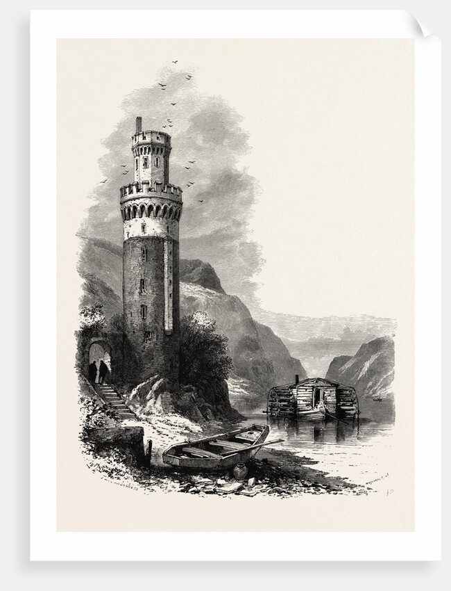Tower at Oberwesel, the Rhine, Germany by Anonymous