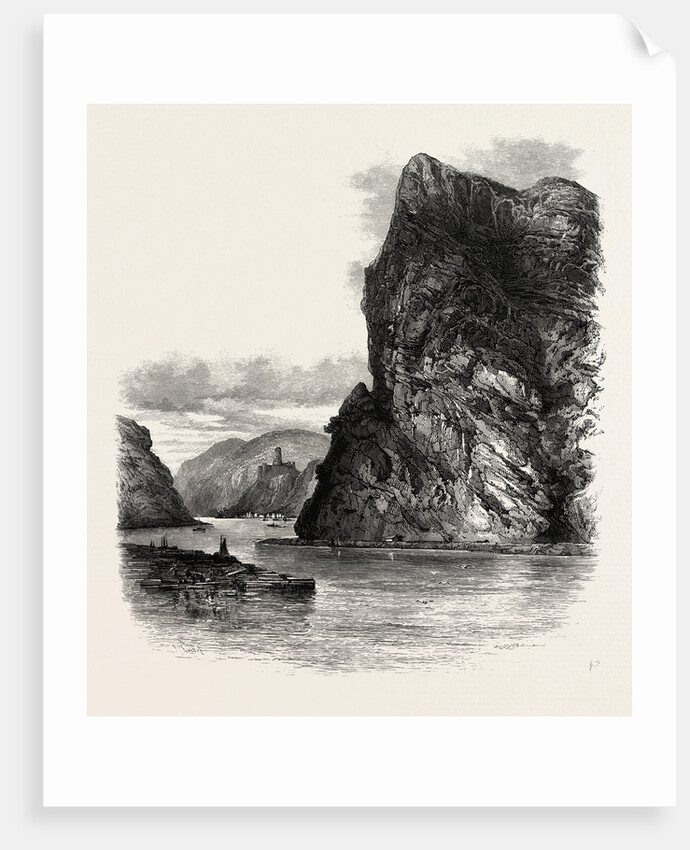 The Loreley Rock, the Rhine, Germany by Anonymous
