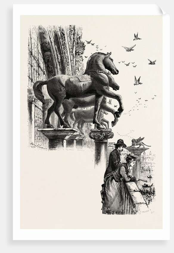 Horses of St. Mark, San Marco, Venice, Italy by Anonymous