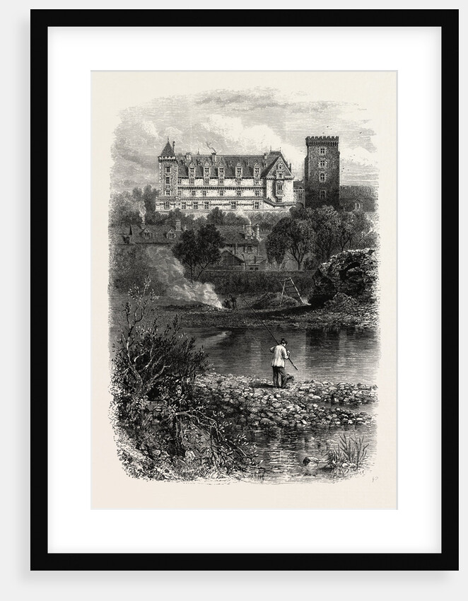 The Chateau of Pau, the Pyrenees, France by Anonymous