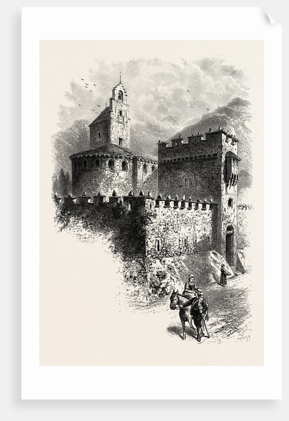 The Templars Church at Luz, the Pyrenees, France by Anonymous