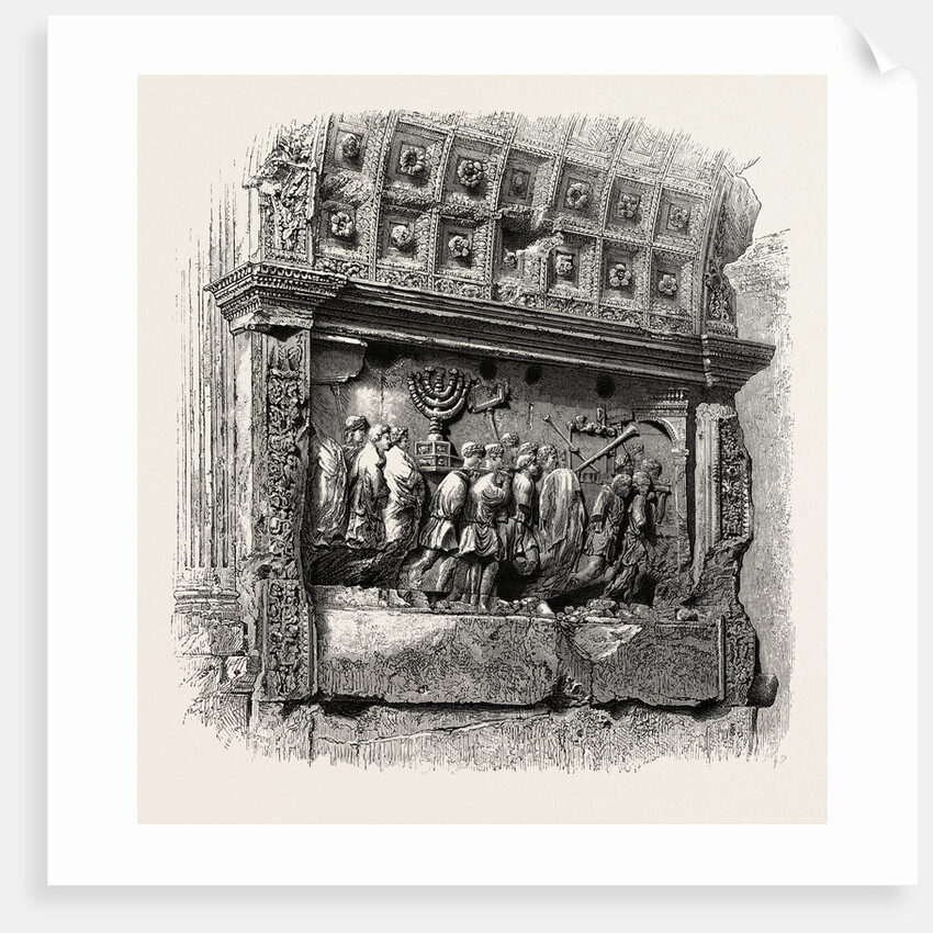 Sculpture on the Arch of Titus, Rome and Its Environs, Italy by Anonymous