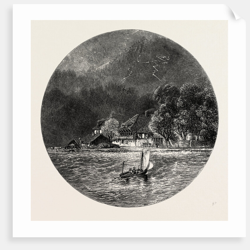 On the Lake of Thun, Bernese Oberland, Berner Oberland, Switzerland by Anonymous