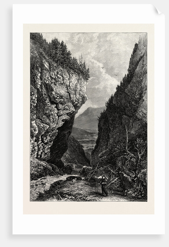 Entrance to the Gasteren Thal, Bernese Oberland, Berner Oberland, Switzerland by Anonymous