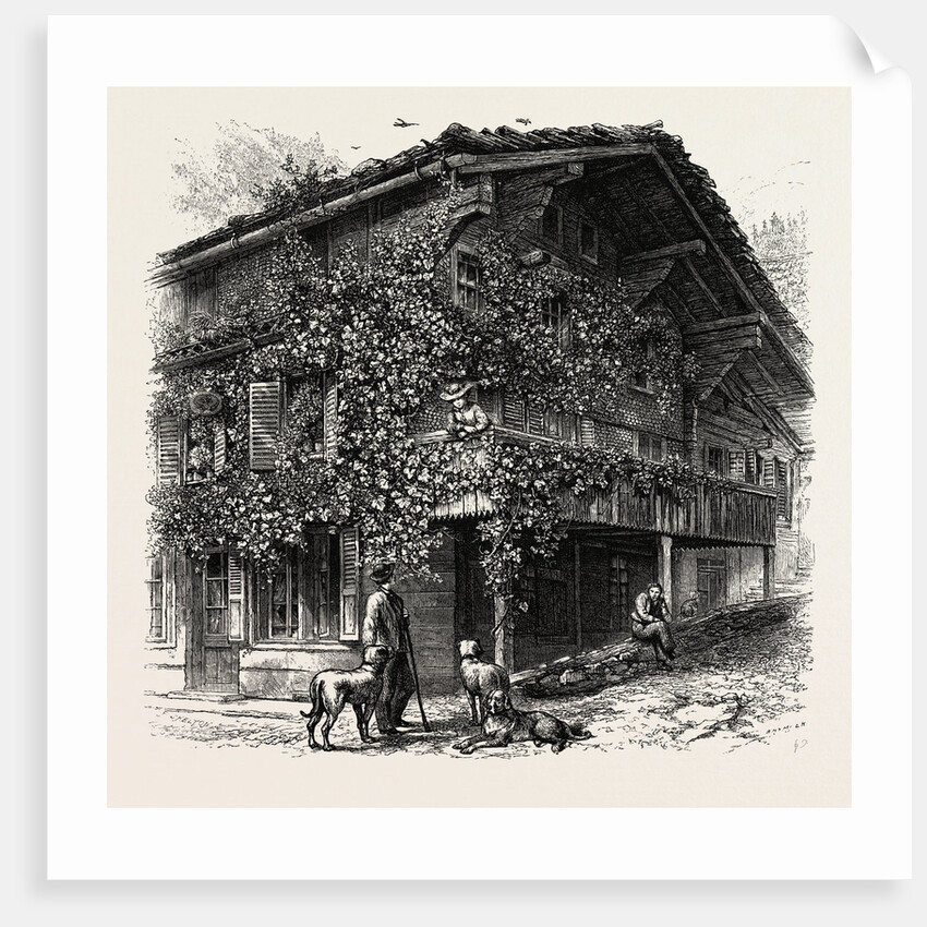Chalet at Brienz, Bernese Oberland, Berner Oberland, Switzerland by Anonymous