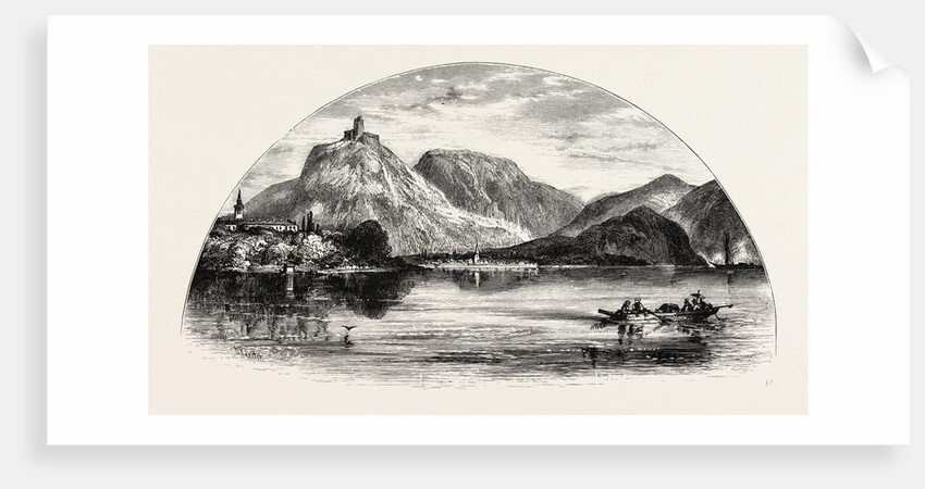 Of Nonnenwerth, Drachenfels. The Rhine, Germany by Anonymous