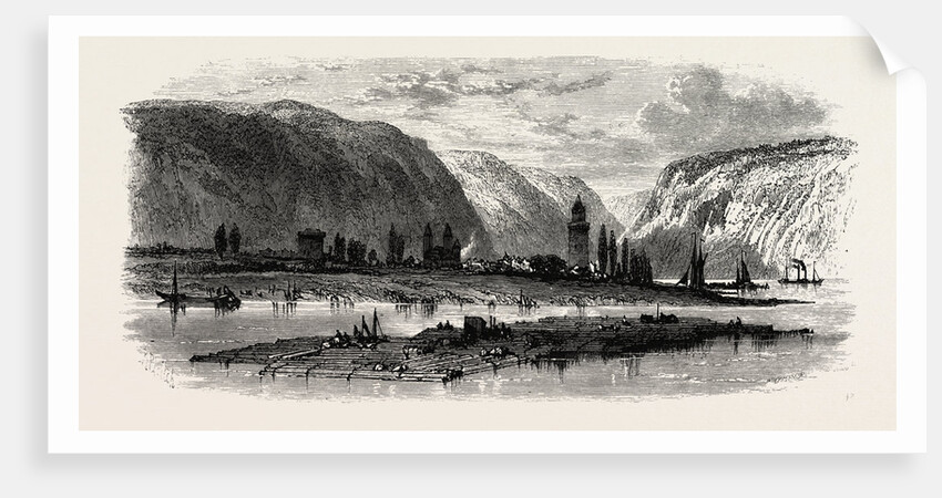 View of Andernach, the Rhine, Germany by Anonymous