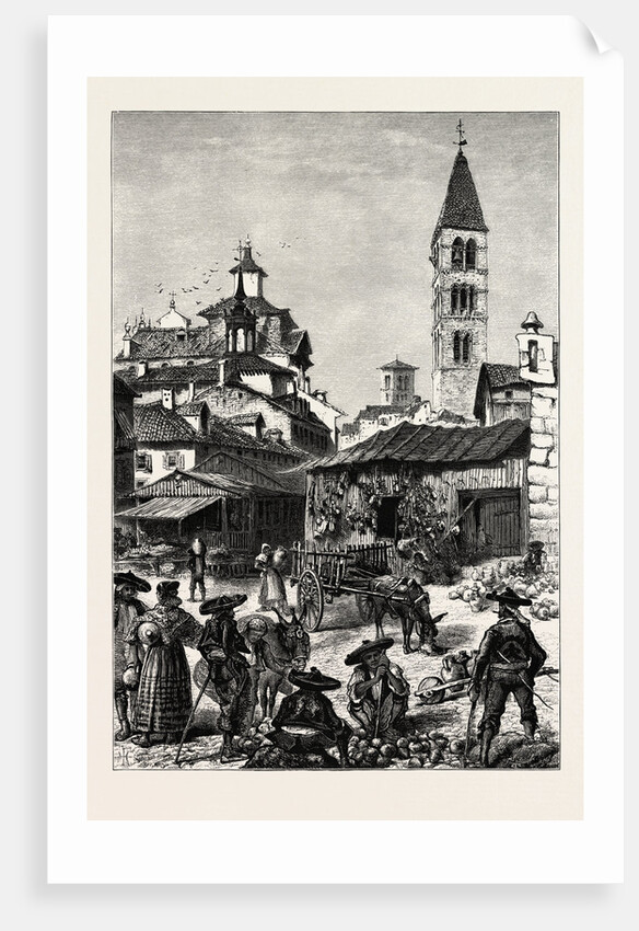 Market Place, Valladolid, Spain by Anonymous