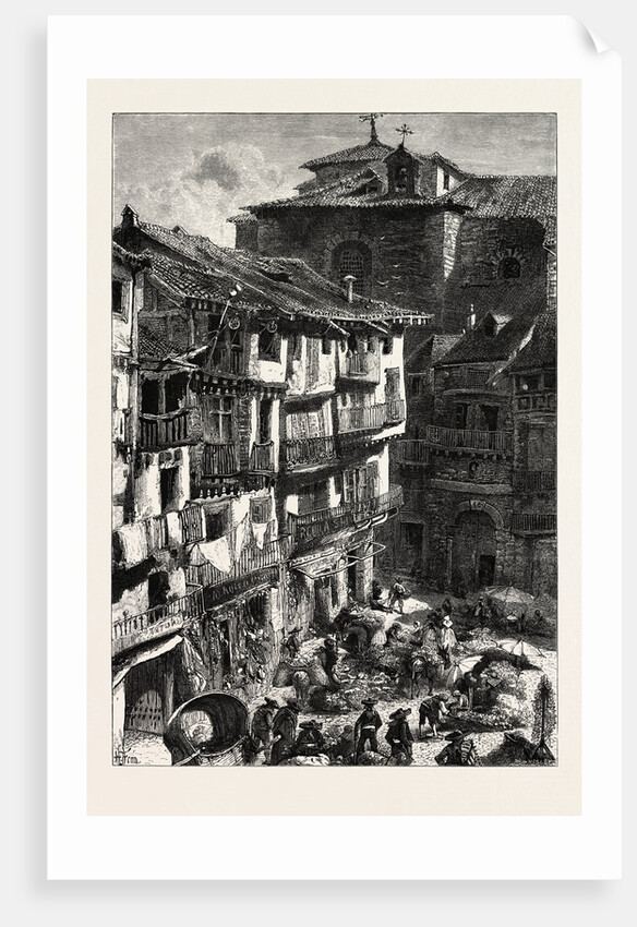 The Market Place, Segovia, Spain by Anonymous