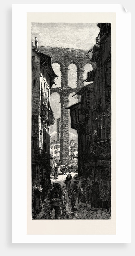 Aqueduct at Segovia, Spain by Anonymous