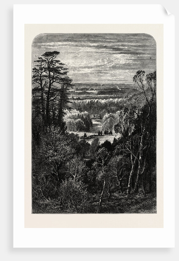 The Fishing Temple, Virginia Water, from the Belvidere, Windsor by Anonymous