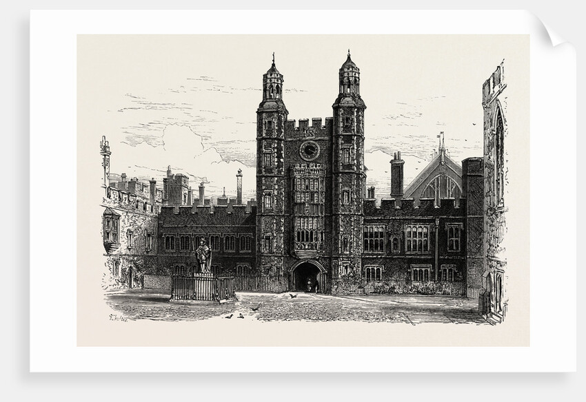Interior of the Quadrangle, Eton College by Anonymous