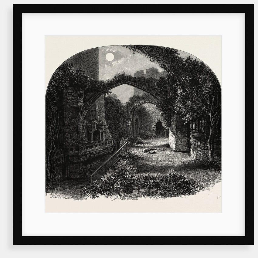 The Banqueting Hall, Conway Castle, North Wales by Anonymous