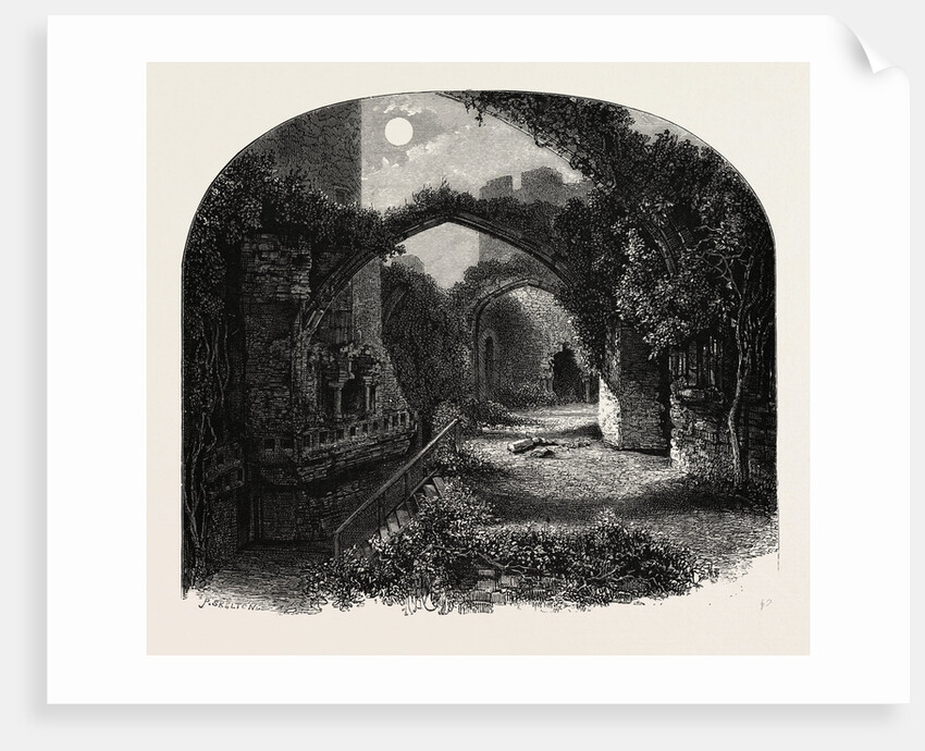 The Banqueting Hall, Conway Castle, North Wales by Anonymous