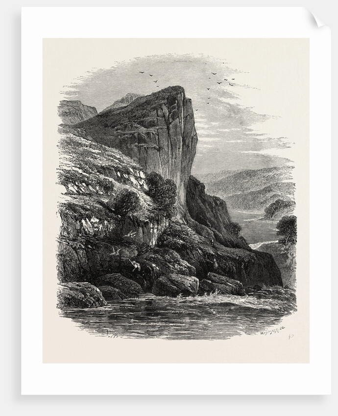 Shepherd's Crag, on the Llugwy, North Wales by Anonymous