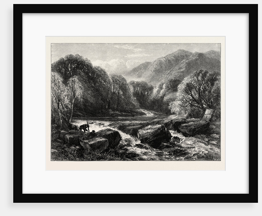 On the River, Lledr, Wales by Anonymous