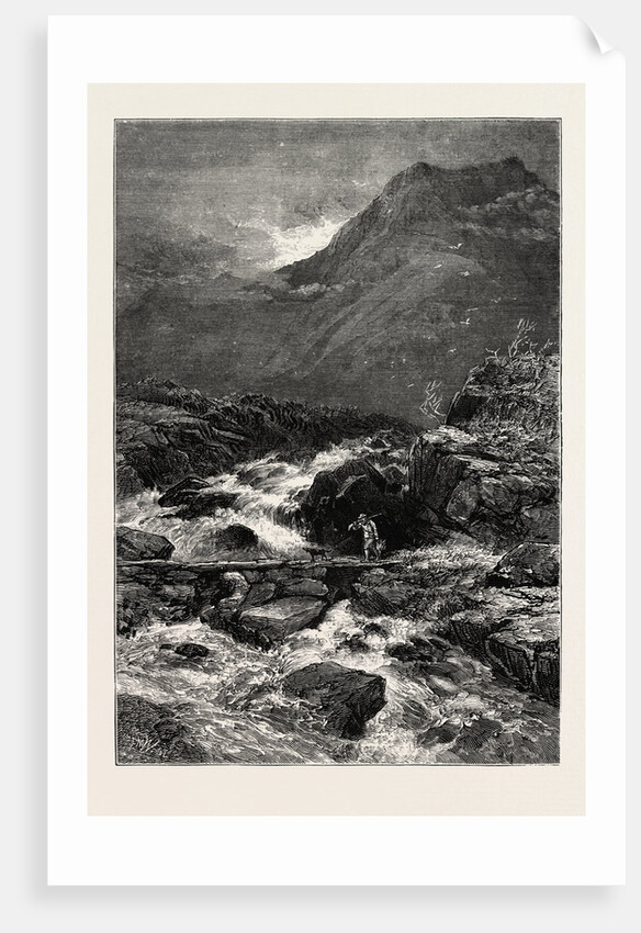 The Stream from Llyn Idwal, North Wales by Anonymous