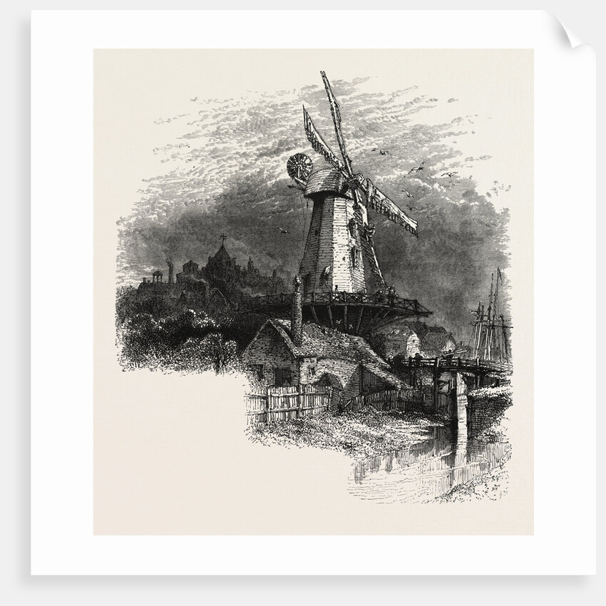 An Old Windmill at Rye, the South Coast by Anonymous