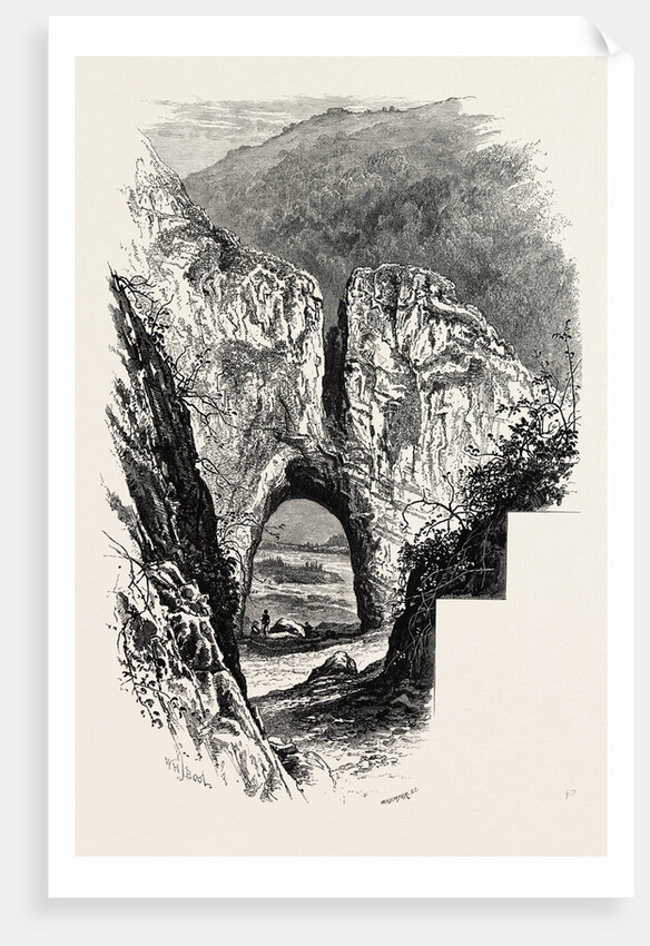 Reynard's Cave, Dove Dale, the Dales of Derbyshire, Country by Anonymous