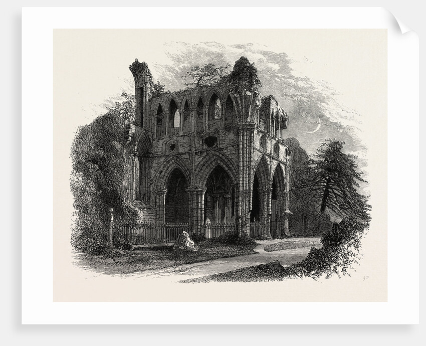 Sir Walter Scott's Tomb, Dryburgh Abbey, Edinburgh and the South Lowlands, Scotland, Great Britain by Anonymous
