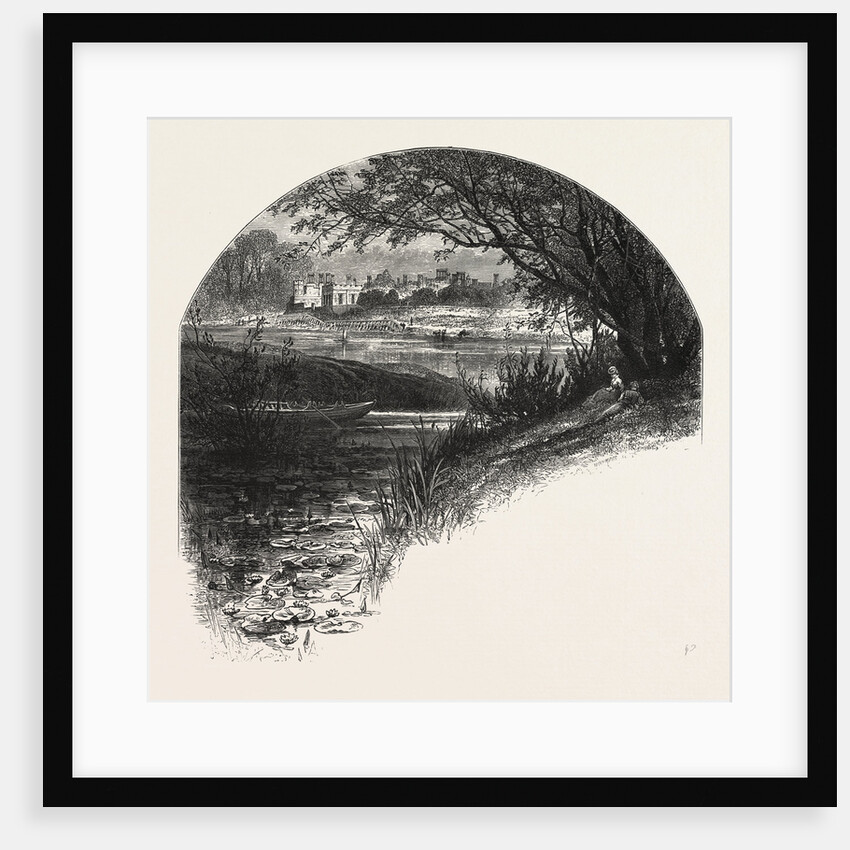 The Thames at Hampton Court, Scenery of the Thames by Anonymous