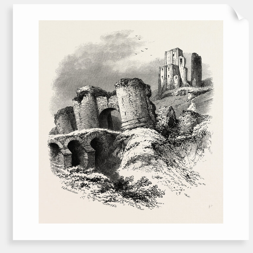 Corfe Castle, the South Coast by Anonymous
