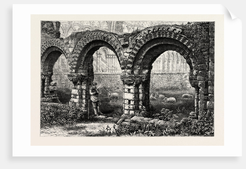 Chapter House, Much Wenlock Abbey, Abbey by Anonymous