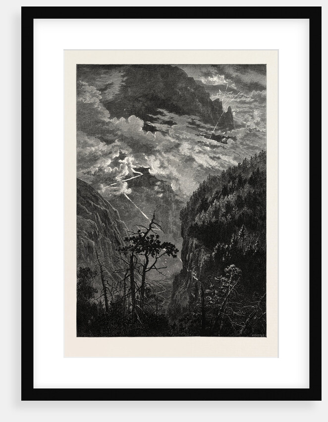 Cliffs of the Jungfrau, Switzerland by Anonymous