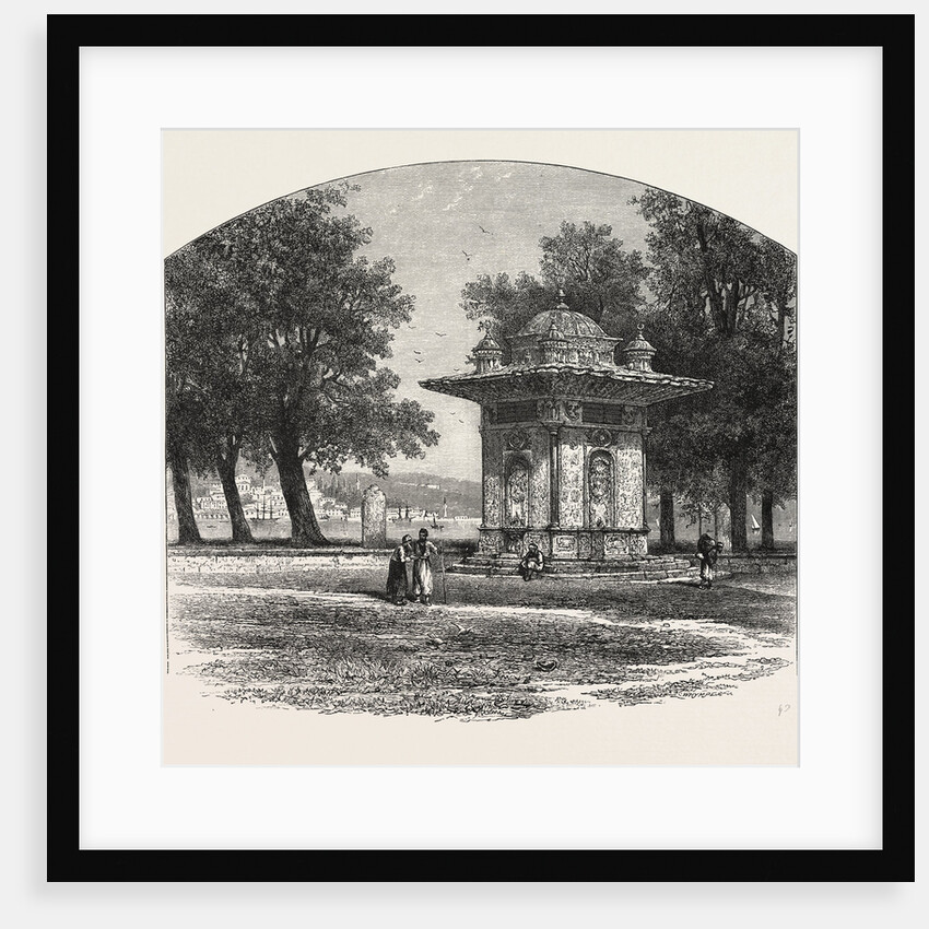 The Fountain of Sweet Waters, Constantinople, Istanbul, Turkey by Anonymous