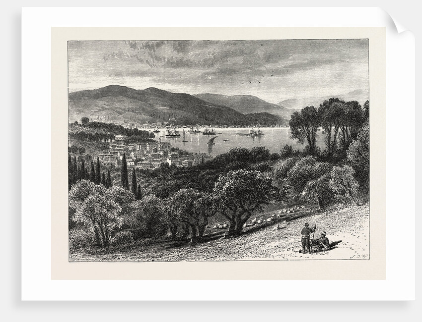 The Bosphorus, from Therapia, Constantinople, Istanbul, Turkey by Anonymous