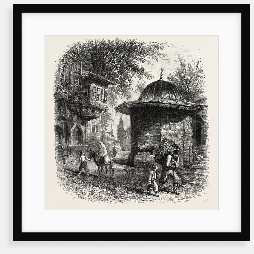 Turkish Fountain, Constantinople, Istanbul, Turkey by Anonymous