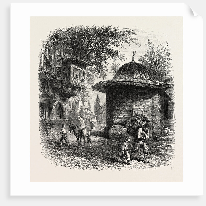 Turkish Fountain, Constantinople, Istanbul, Turkey by Anonymous