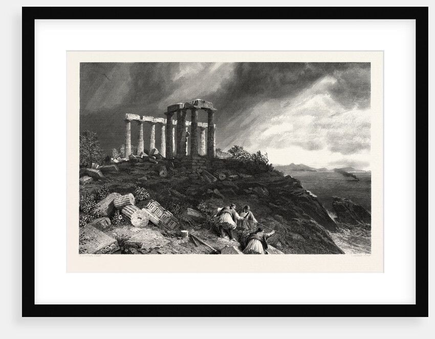 Temple of Minerva, Sunium, Greece by Anonymous