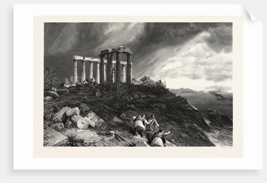 Temple of Minerva, Sunium, Greece by Anonymous