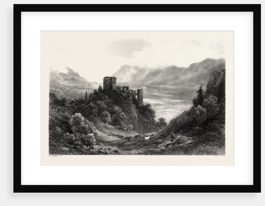 Ruins of the Brunnenburg, Near Meran, Merano, South Tyrol, Italy by Anonymous