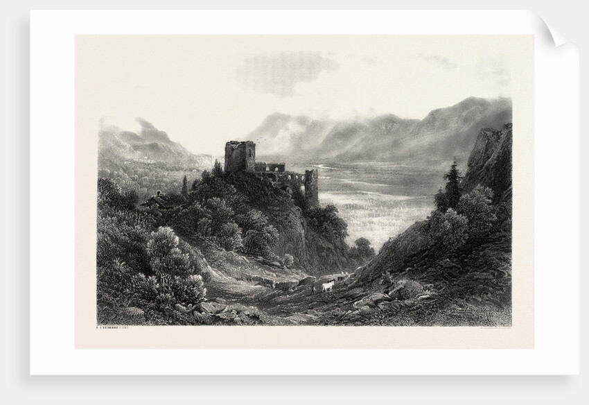 Ruins of the Brunnenburg, Near Meran, Merano, South Tyrol, Italy by Anonymous