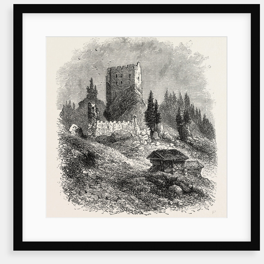Schloss Buchenstein, Burg Andraz, Schloss Andraz, Castello Buchenstein, Ciastel D'Andrac, Dolomites, Belluno, Italy by Anonymous