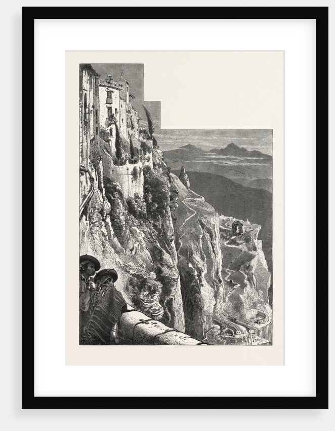 From the Bridge, Ronda by Anonymous