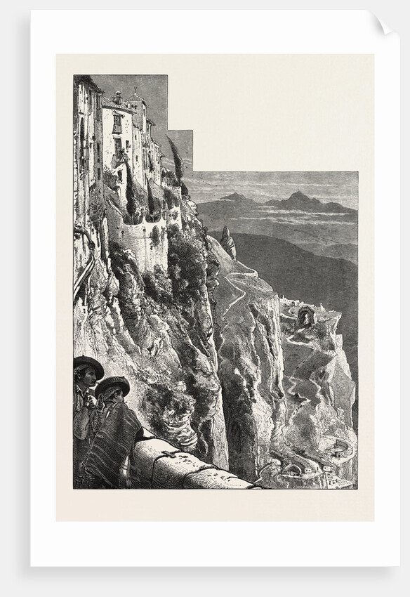 From the Bridge, Ronda by Anonymous
