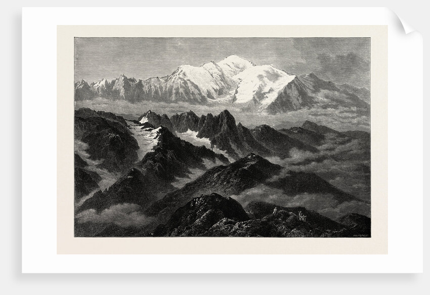 View of Mountains by Anonymous