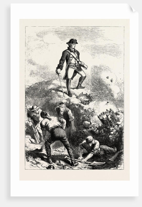 The Defence of Breed's Hill: Prescott in the Redoubt by Anonymous