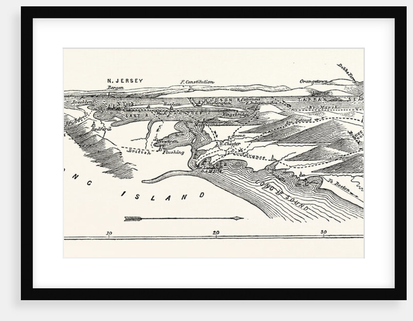 Plan of the British Operations in New York by Anonymous