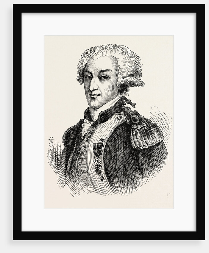 The Marquis De Lafayette Led Troops Alongside George Washington in the American Revolution by Anonymous