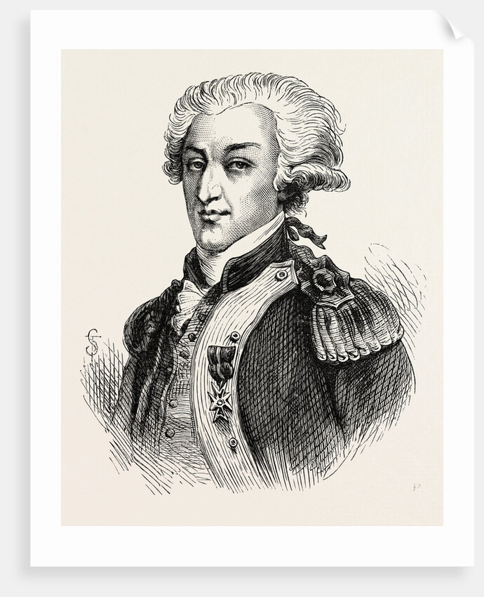 The Marquis De Lafayette Led Troops Alongside George Washington in the American Revolution by Anonymous