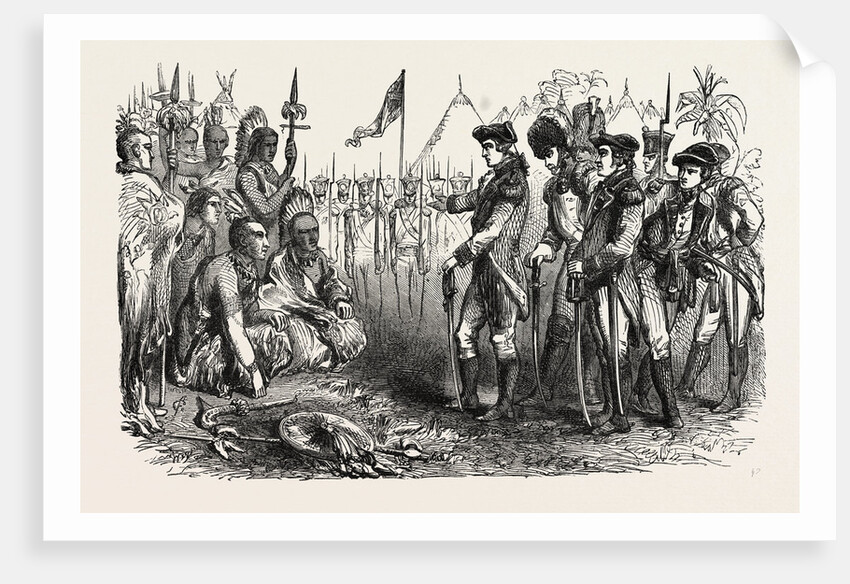 General Burgoyne Addressing the Indians by Anonymous