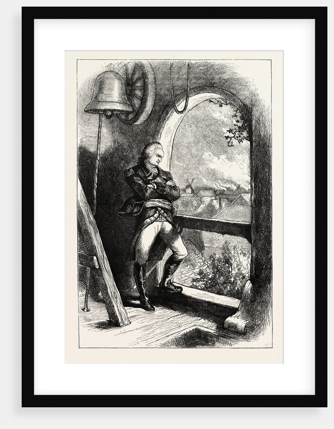 Arnold Viewing the Destruction of New London, American Revolutionary War by Anonymous